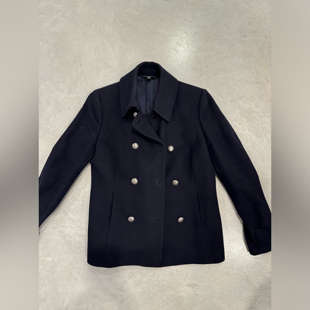 Brooks Brothers Women's navy Peacoat